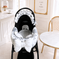 Gallery viewerに画像を読み込む, NEW｜即納【auntmimi】 Guard Cushion Ribbon｜Toile de Jouy Gray
