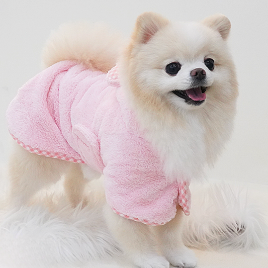 即納【Bailey】Quick Dry Shower Robe｜Pink