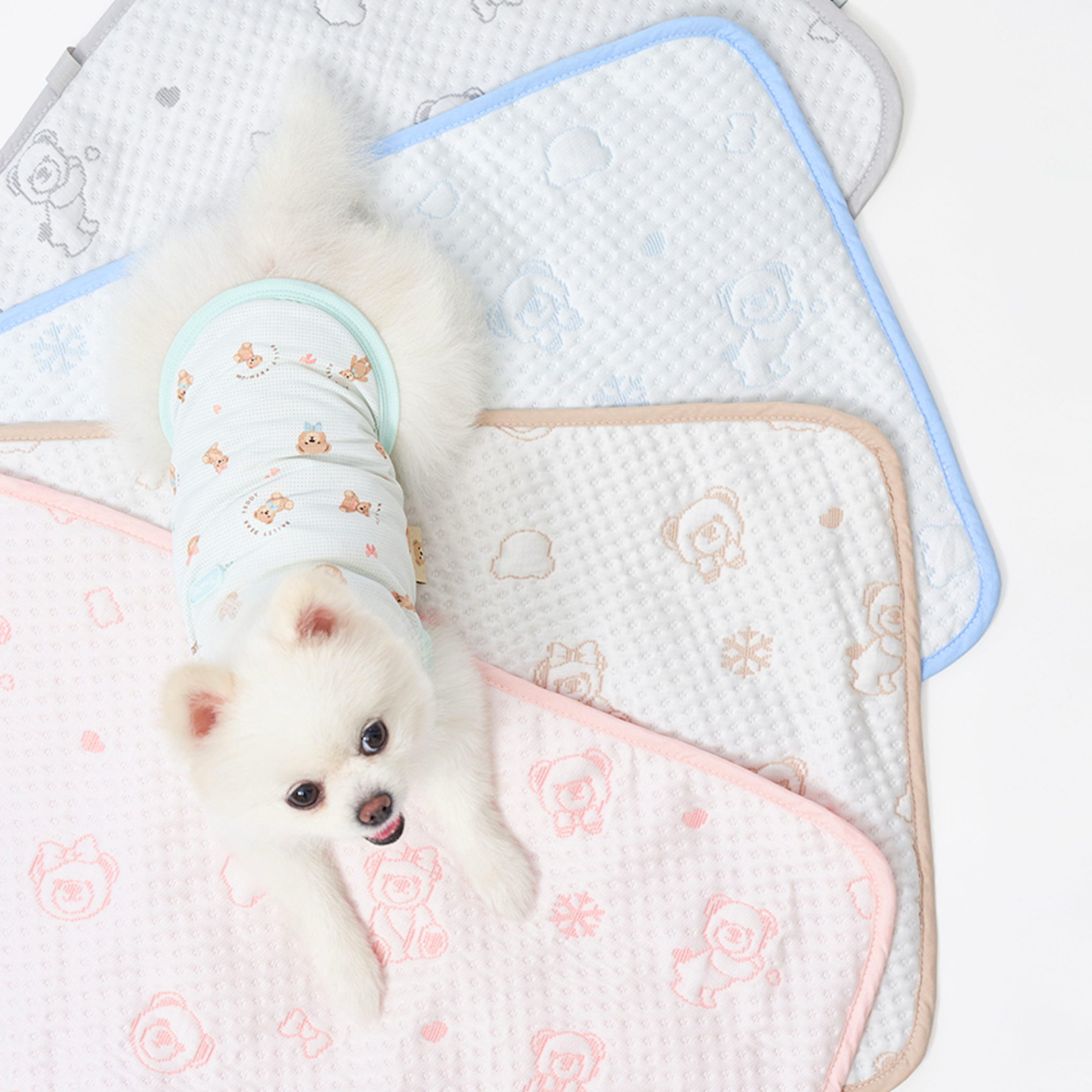 NEW｜即納【Bailey】SNOW TEDDY COOLING MAT｜S,M size