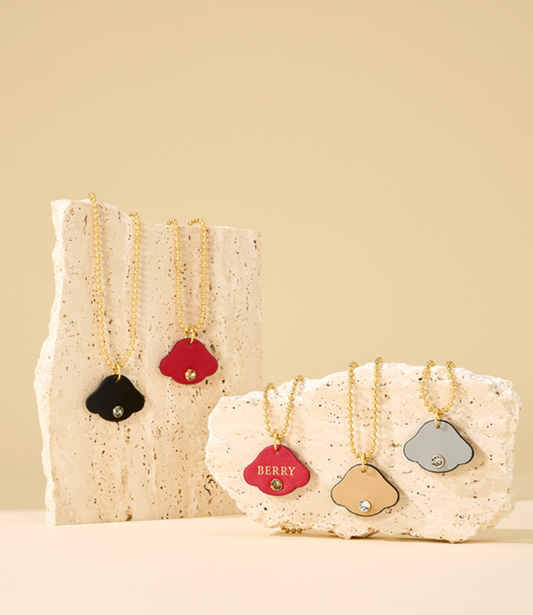 ★予約商品★【🇰🇷BERRY MARCH】Stella Necklace　ネームタグ　