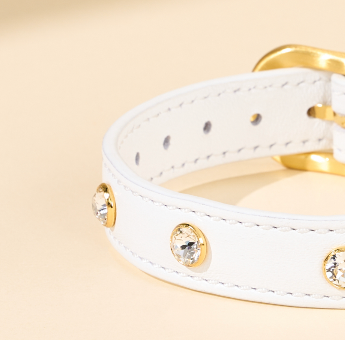 即納【🇰🇷BERRY MARCH 】  Stella Collar-Pure White