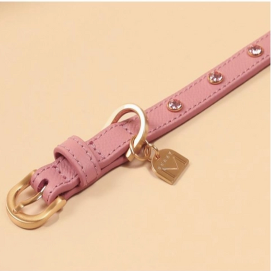 即納【 🇰🇷 BERRY MARCH 】Stella Collar-Pink Holic