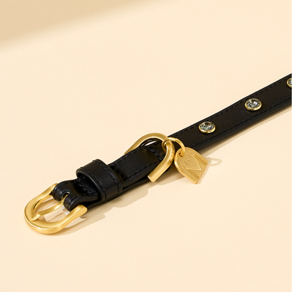 即納【🇰🇷BERRY MARCH 】Stella Collar-The Black