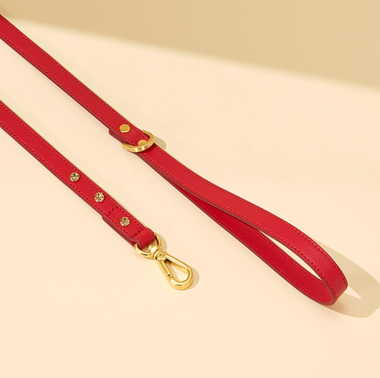 ★予約商品【🇰🇷 BERRY MARCH】Stella leash-Santa Red