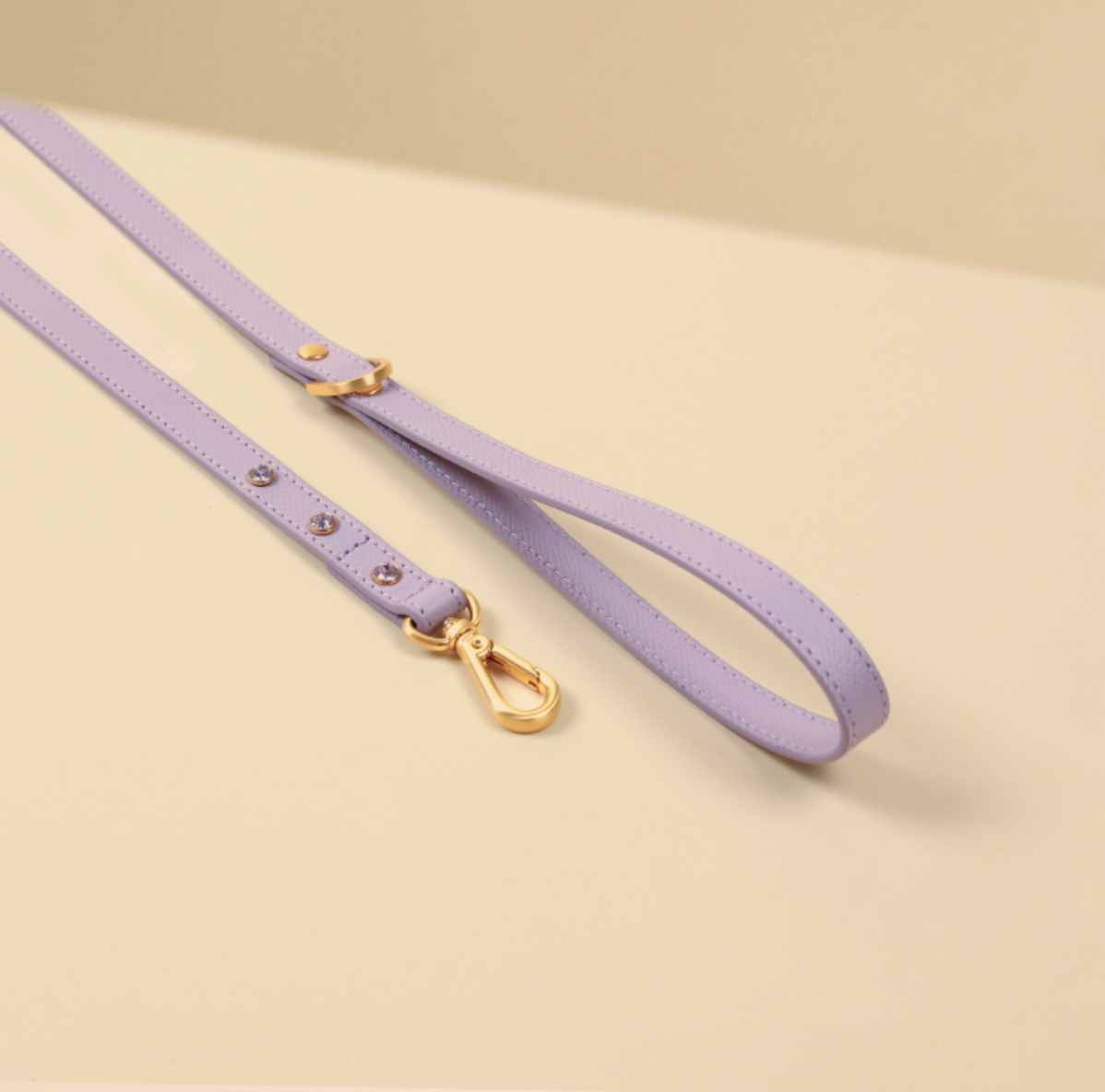 ★予約商品【🇰🇷 BERRY MARCH】Stella leash--Lavender Epsom