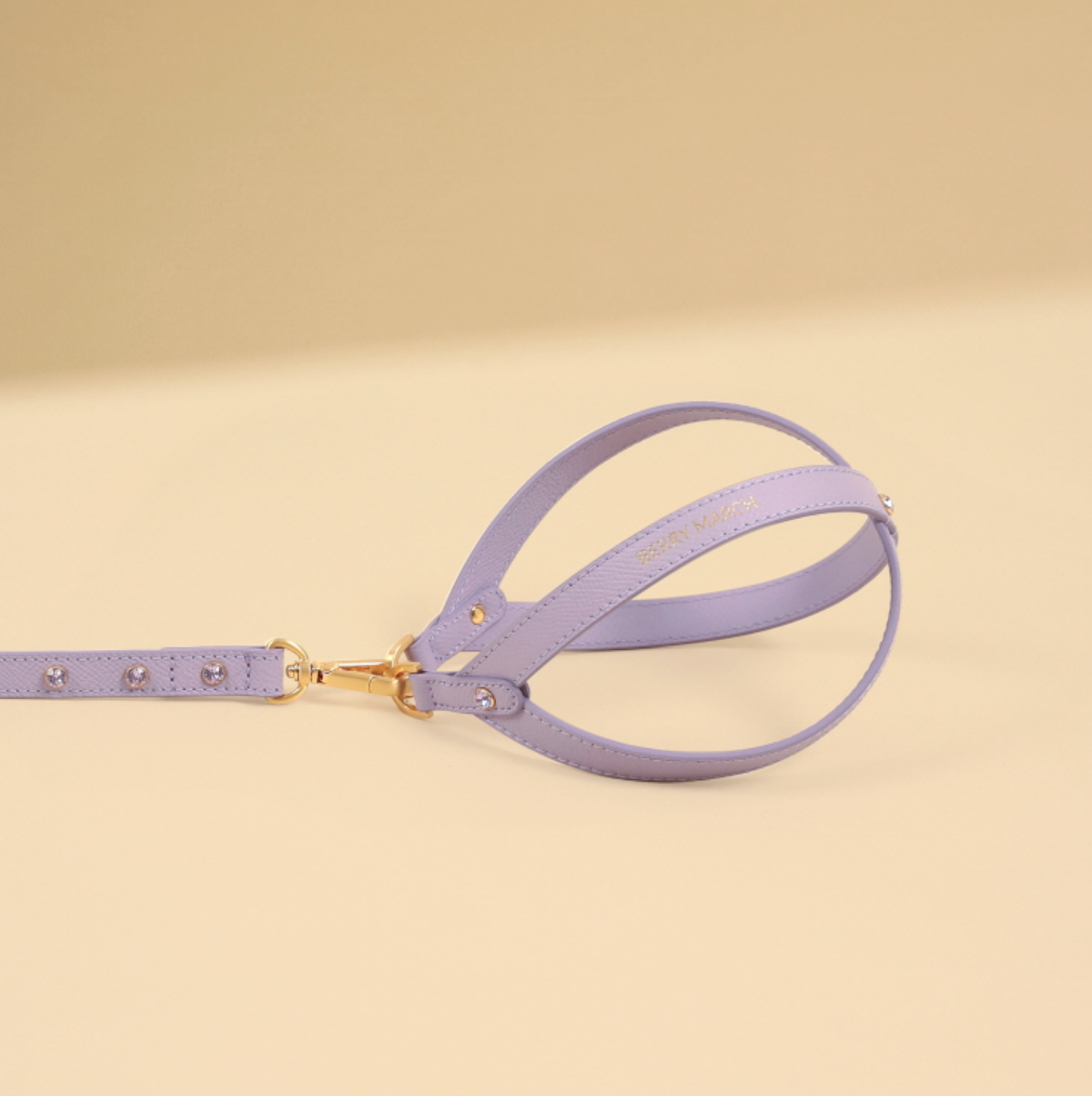 ★予約商品【🇰🇷 BERRY MARCH】Stella leash--Lavender Epsom