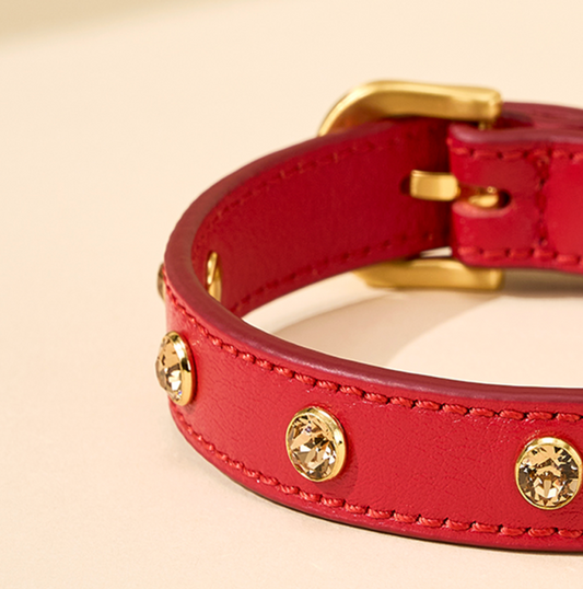 ★予約商品【🇰🇷BERRY MARCH 】Stella Collar-Santa Red