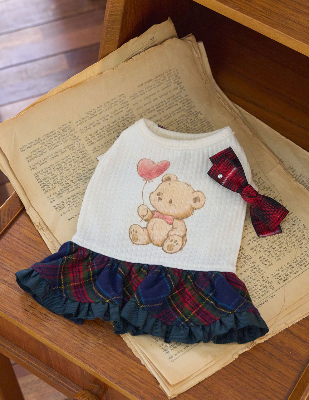 ★即納★　数量限定！！【🇰🇷It’s Sunny Outside】　🧸Preppy Bear ワンピース🧸　※プレオーダー確保分