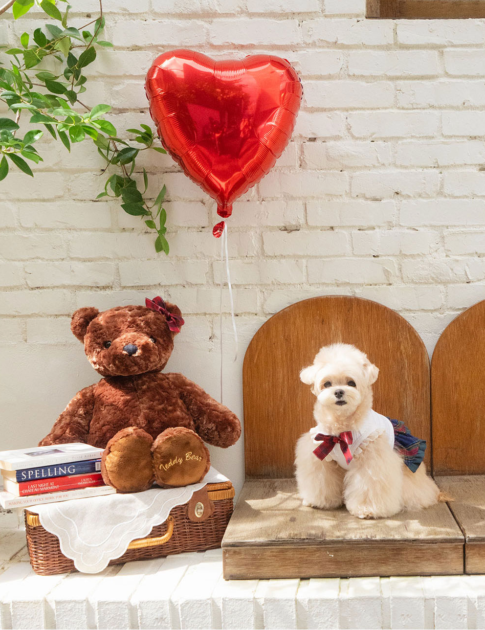 ★即納★　数量限定！！【🇰🇷It’s Sunny Outside】　🧸Preppy Bear ワンピース🧸　※プレオーダー確保分