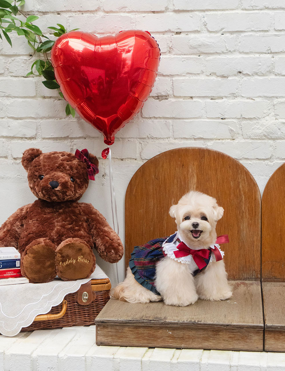 ★即納★　数量限定！！【🇰🇷It’s Sunny Outside】　Preppy Bustier (RedCheck)　※プレオーダー確保分