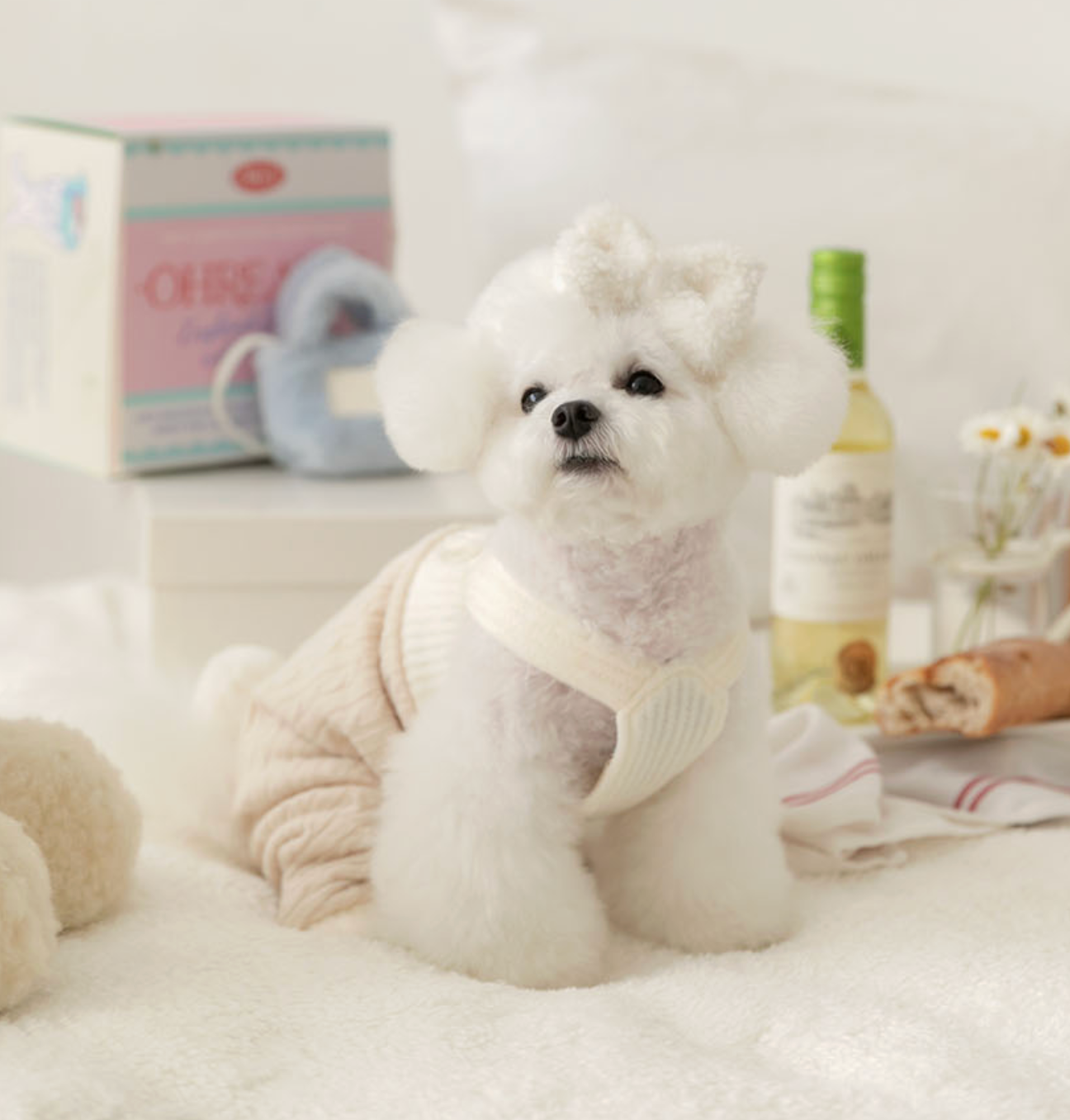 即納【todley】Winter Twist Knit Romper