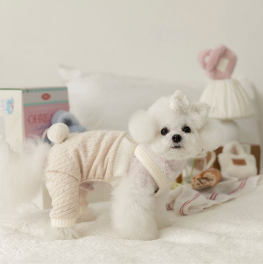 即納【todley】Winter Twist Knit Romper