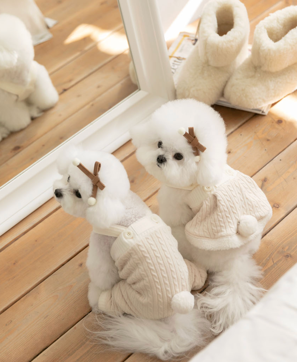 即納【todley】Winter Twist Knit Romper