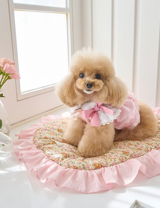 即納【It’s Sunny Outside】 Blossom Cushion｜Pink