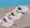 Gallery viewerに画像を読み込む, 即納【Bailey】Cooling Teddy Cap｜ Sky
