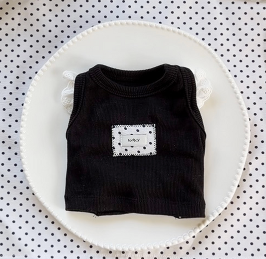 NEW｜即納【todley】Dot Lace Top