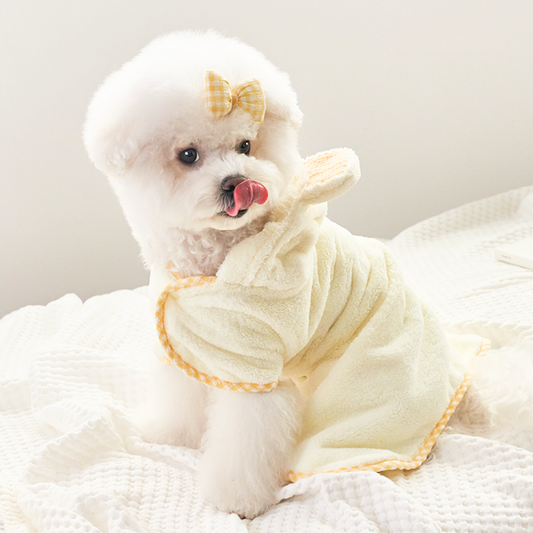 即納【Bailey】Quick Dry Shower Robe｜Yellow