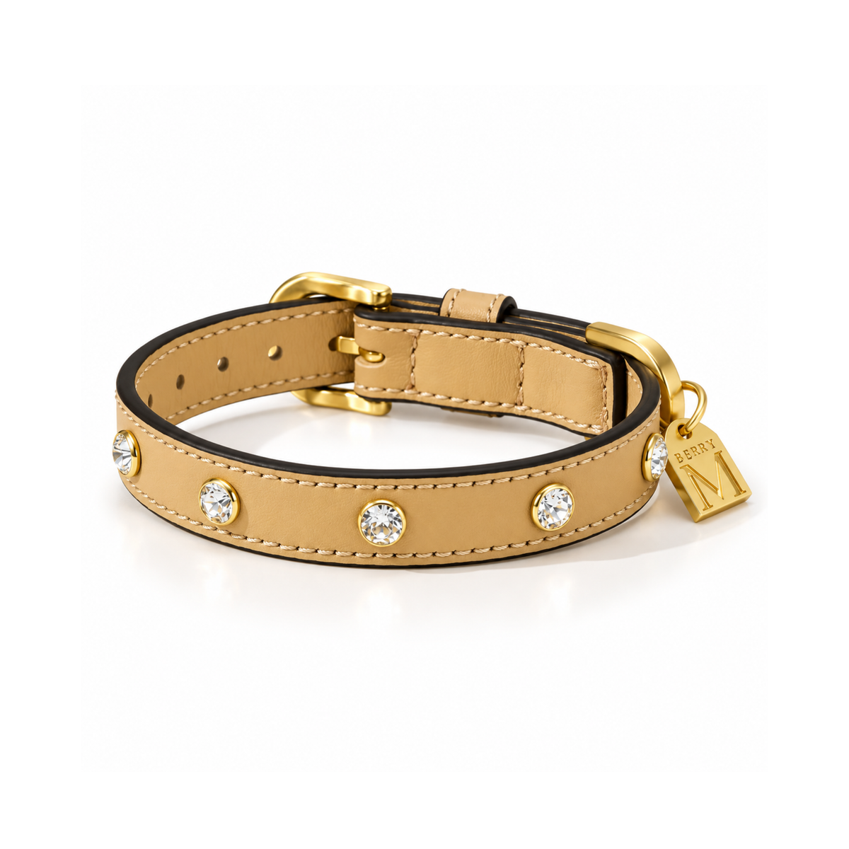 即納【BERRY MARCH】Stella Collar｜Champagne Beige