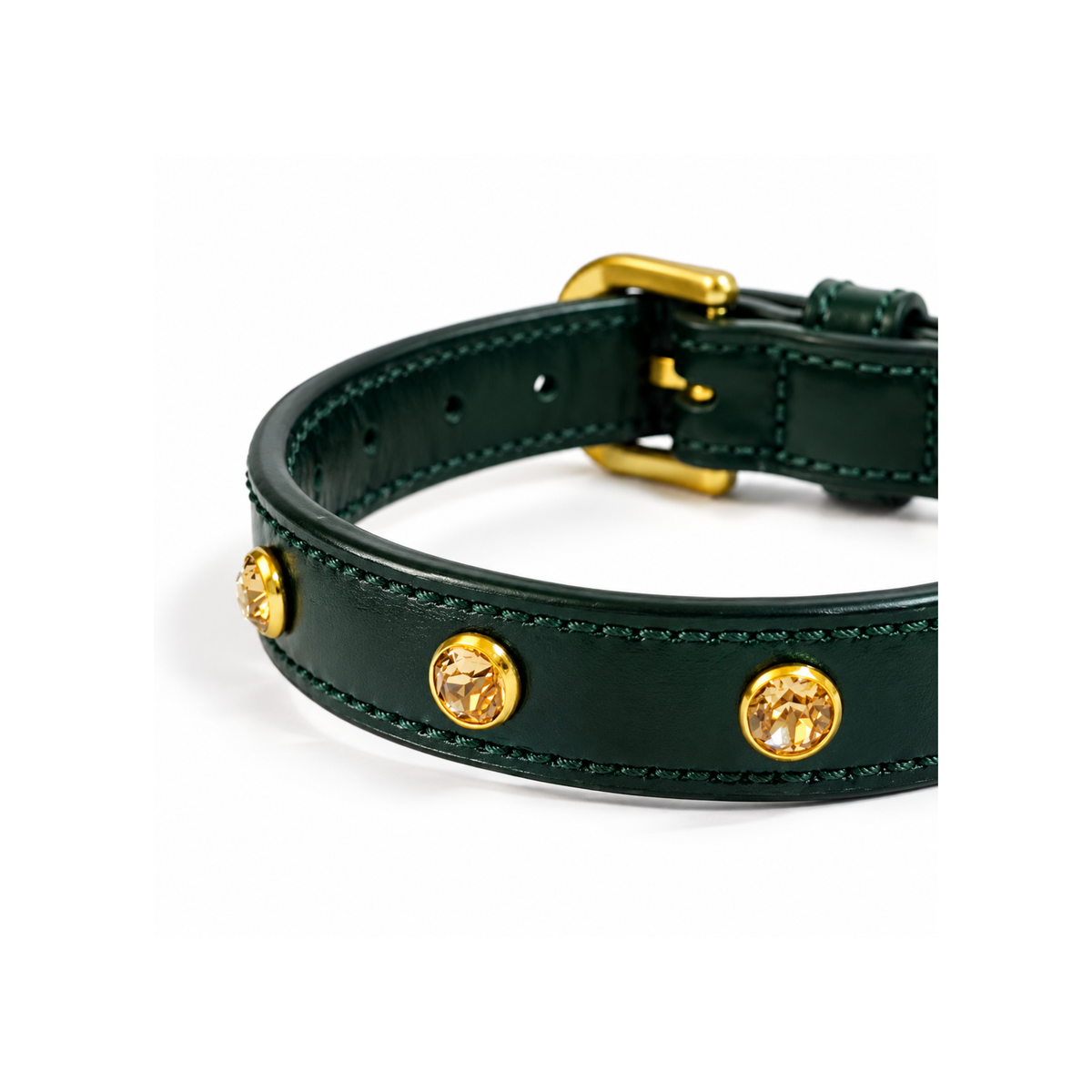 予約商品【BERRY MARCH】Stella Collar｜Deep Green