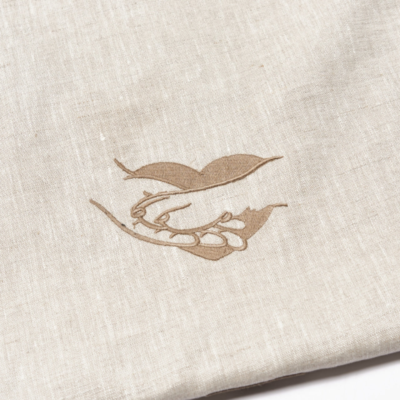 予約商品｜NEW【BONDIR】POESIA EMBROIDERED LINEN CANVAS BAG