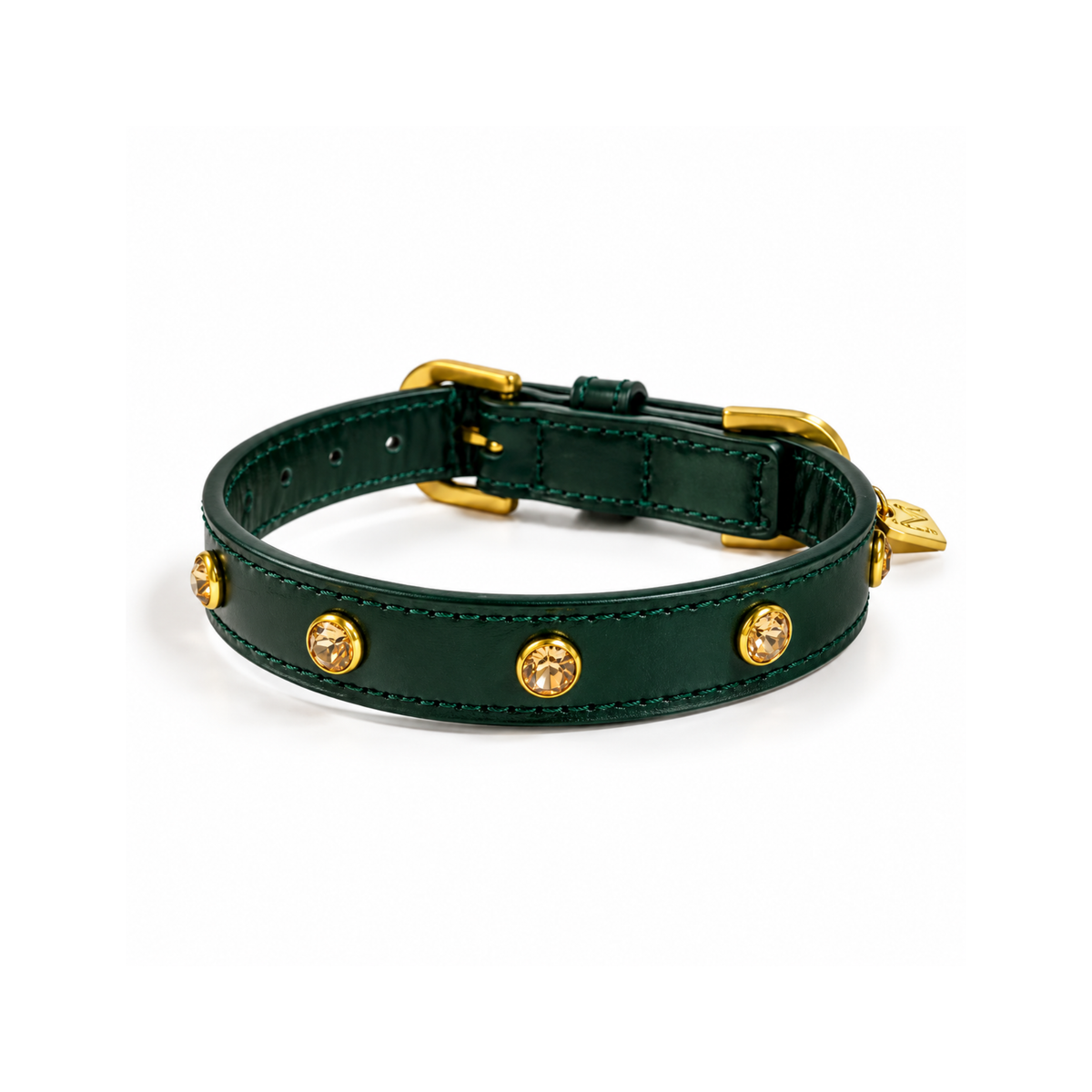 予約商品【BERRY MARCH】Stella Collar｜Deep Green