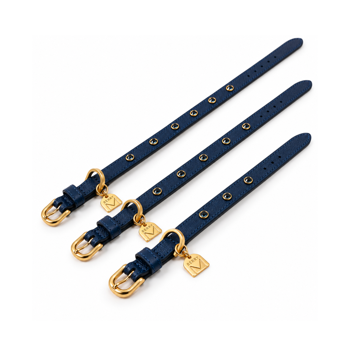即納【BERRY MARCH】Stella Collar｜Midnight Blue