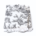 Gallery viewerに画像を読み込む, NEW｜即納【auntmimi】 Guard Cushion ｜Frill Toile de Jouy Gray
