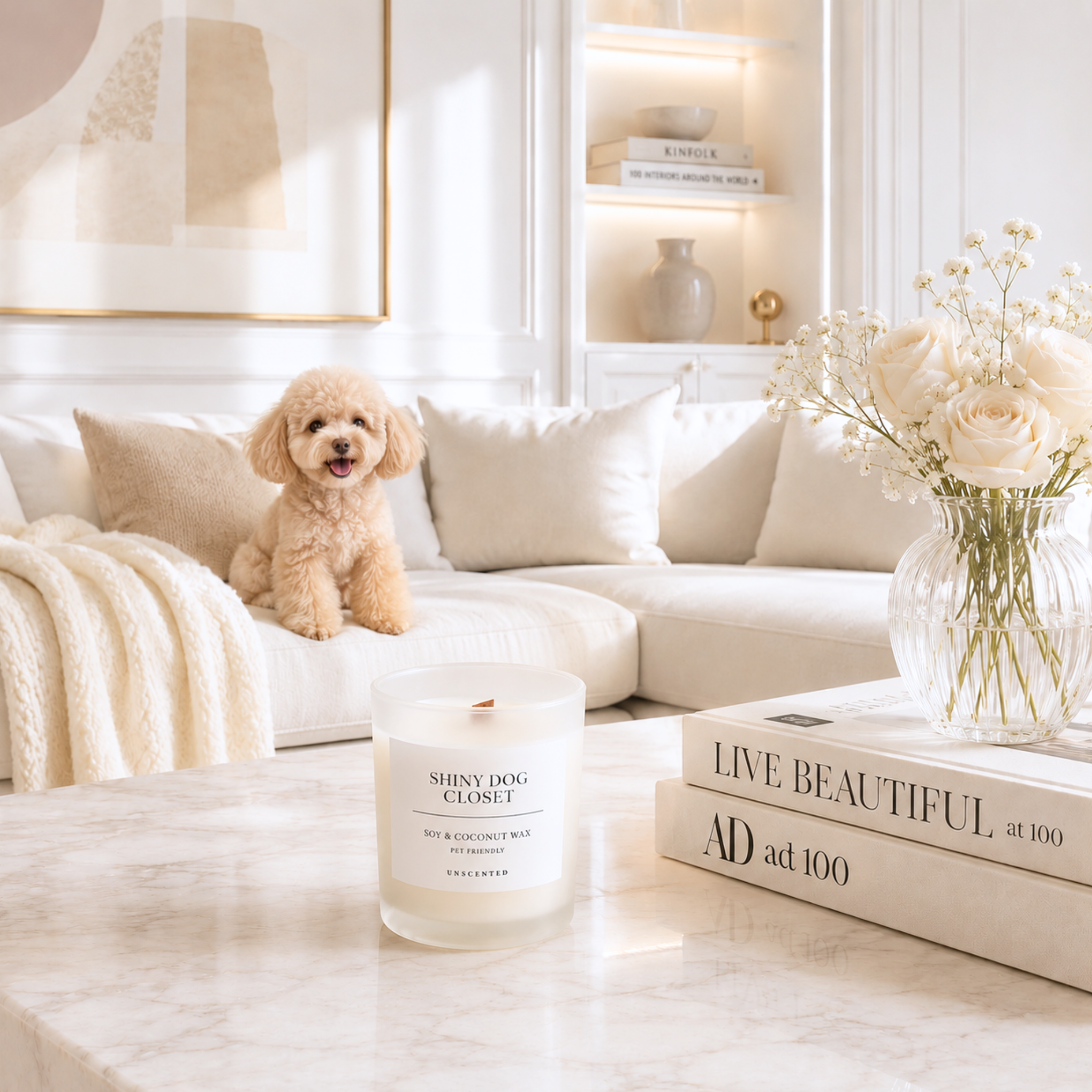 NEW ｜即納【SHINY DOG CLOSET】PET FRIENDLY CANDLE｜UNSCENTED
