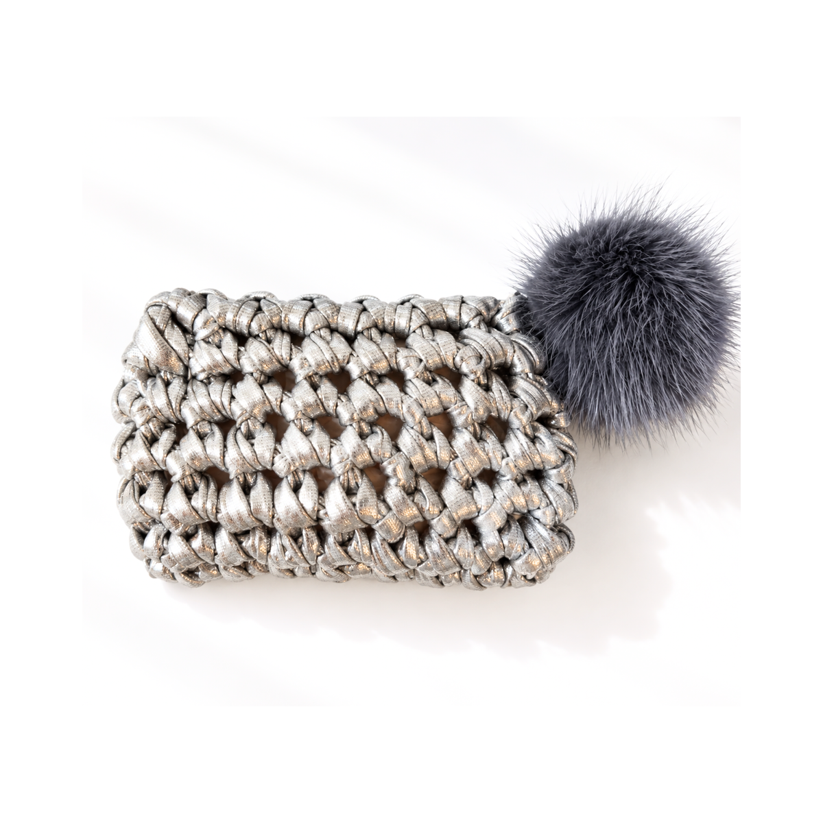 NEW｜即納【BERRY MARCH】Crochet Poop Bag｜Silver Star