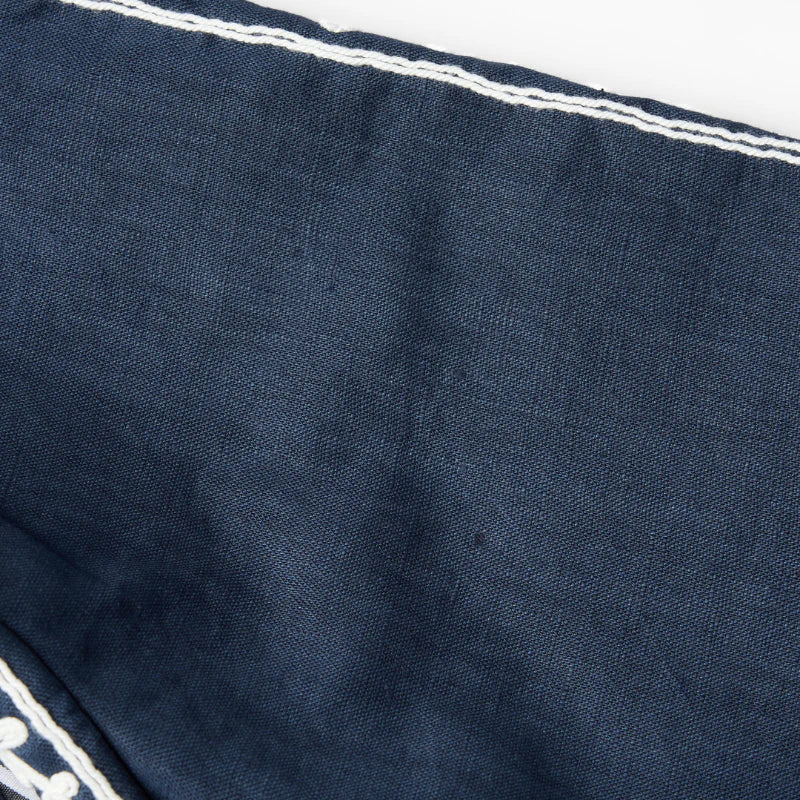 予約商品｜NEW【BONDIR】METIS EMBROIDERED LINEN SHIRT