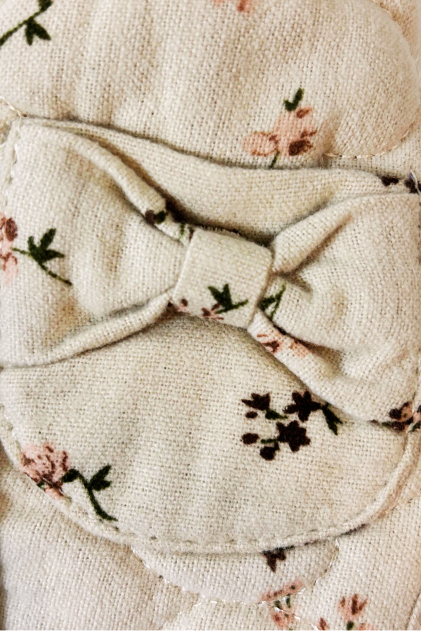 ★NEW★即納【正規販売店】Bailey　コットンフラワー  キルティングベスト_アイボリー