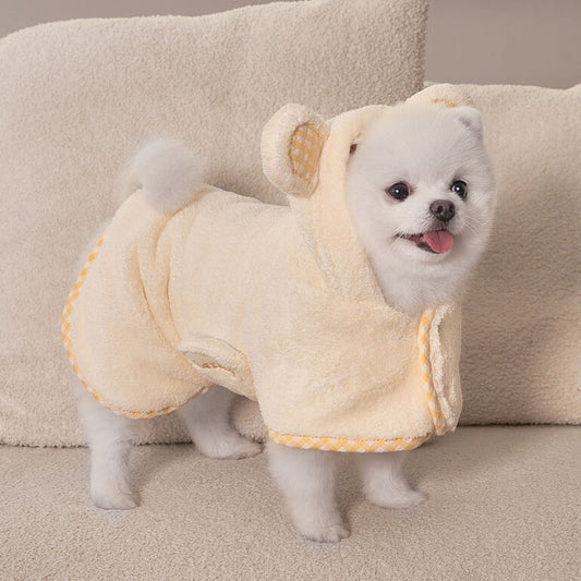 即納【Bailey】Dry Shower Robe｜Yellow