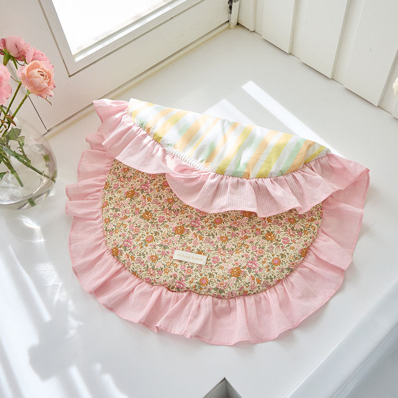 即納【it's Sunny outside】Blossom Jacquard Bustier｜ Pink