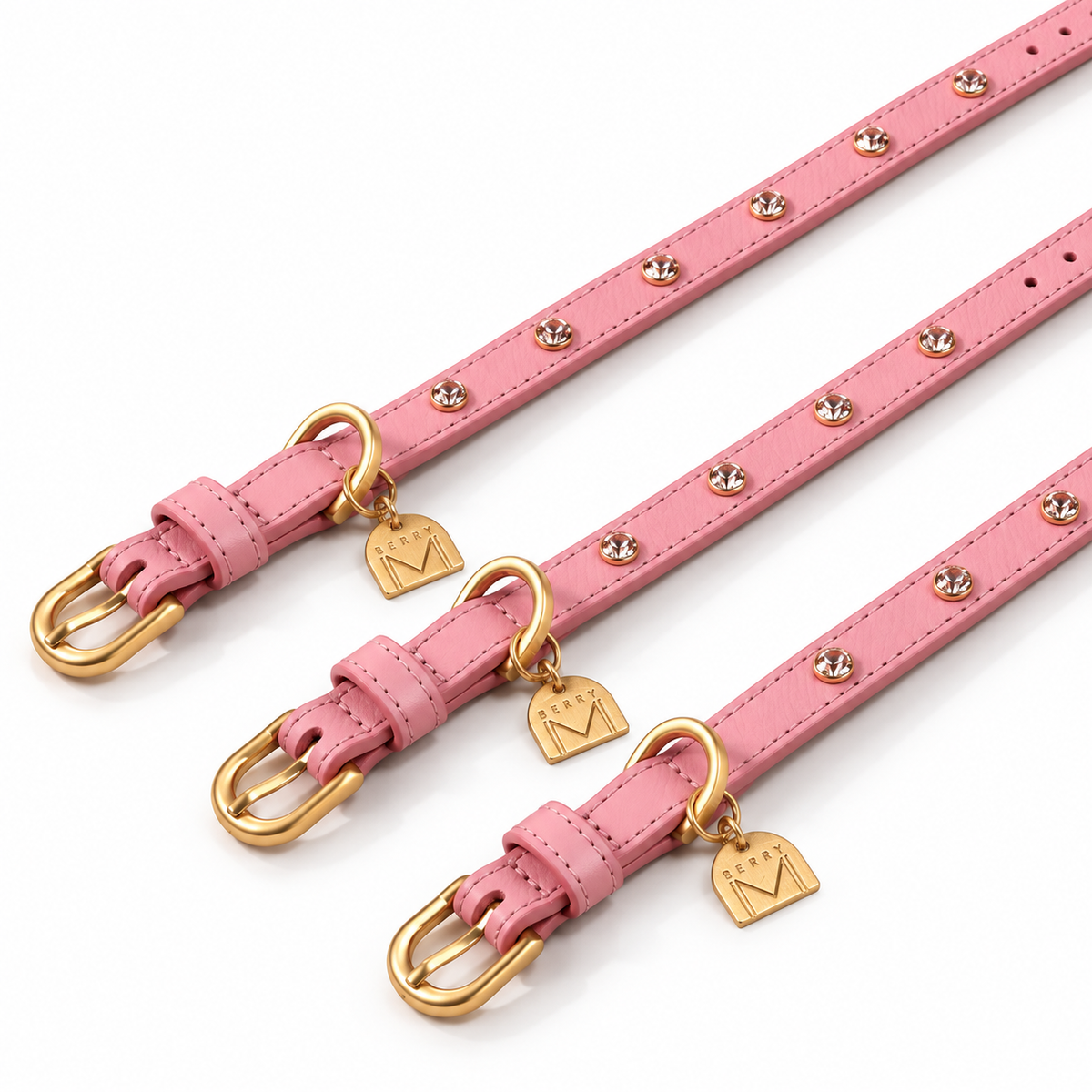 即納【 BERRY MARCH 】Stella Collar ｜Pink Holic