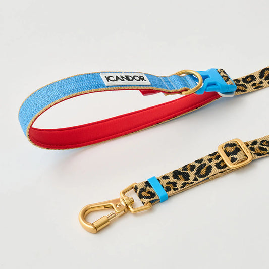 ★即納【正規販売店】iCANDOR  Gentle Leash Bolt＿LEOPARD