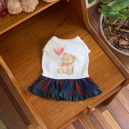 ★即納★　数量限定！！【🇰🇷It’s Sunny Outside】　🧸Preppy Bear ワンピース🧸　※プレオーダー確保分