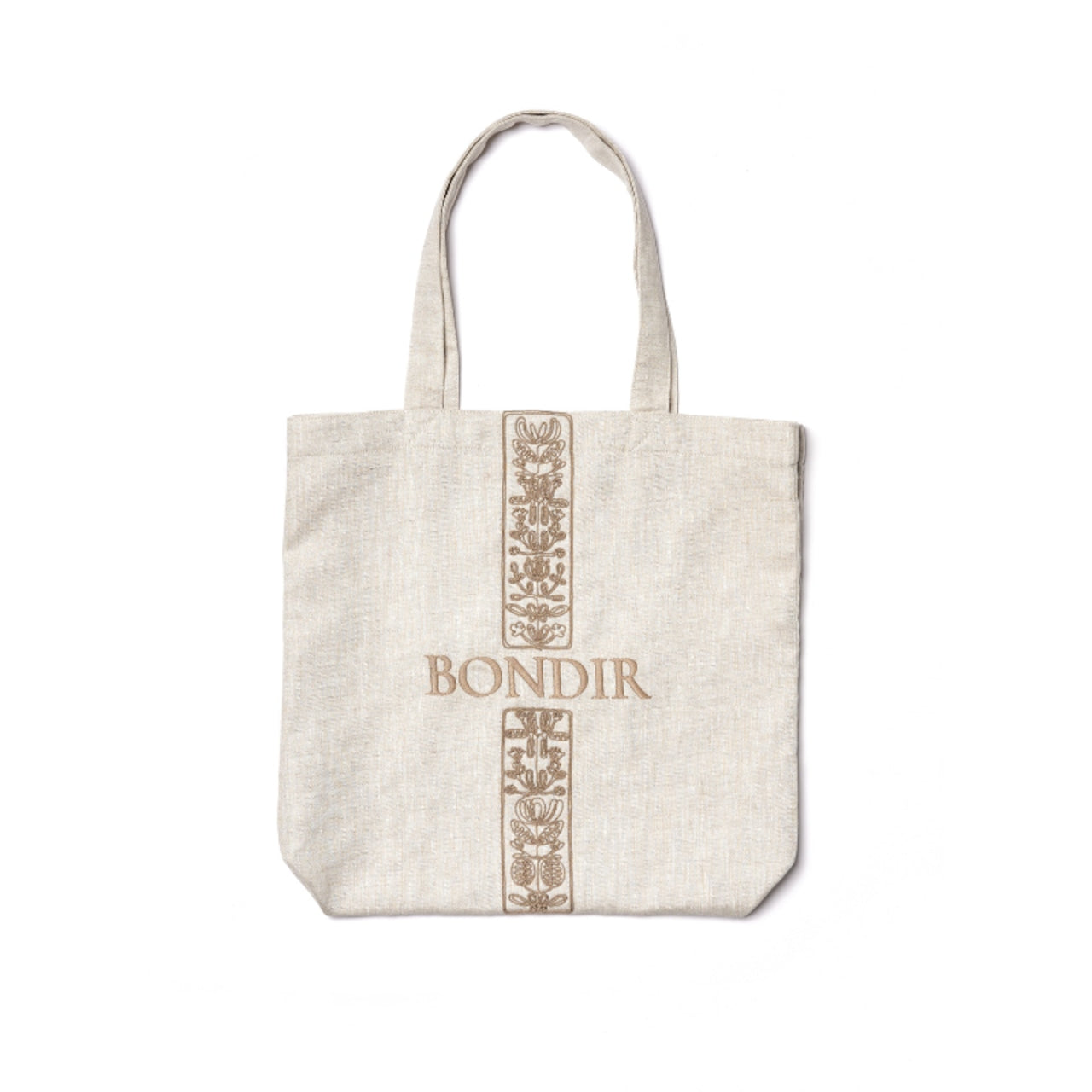 予約商品｜NEW【BONDIR】POESIA EMBROIDERED LINEN CANVAS BAG